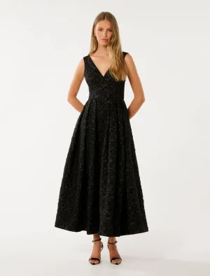Tiffany Jacquard Maxi Dress