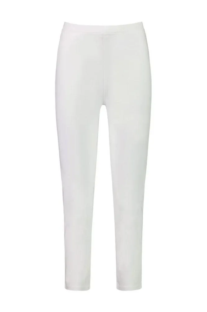 Vassalli Skinny Leg 7/8 Lightweight Pull On Pants White