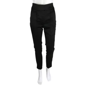 Veronica Beard Women's Lago Pants Figure Flattering Silhouette Skinny Black Sz 0