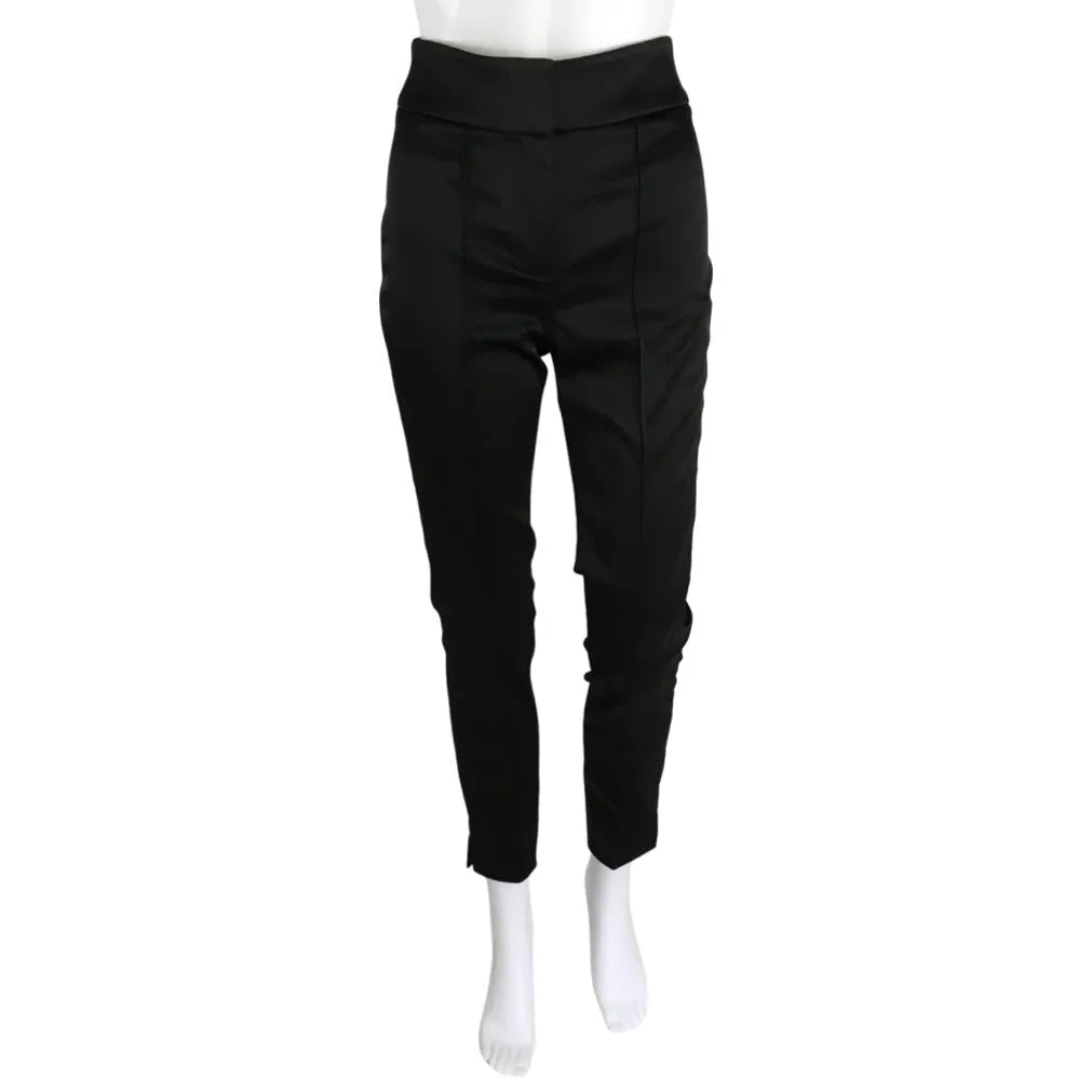 Veronica Beard Women's Lago Pants Figure Flattering Silhouette Skinny Black Sz 0