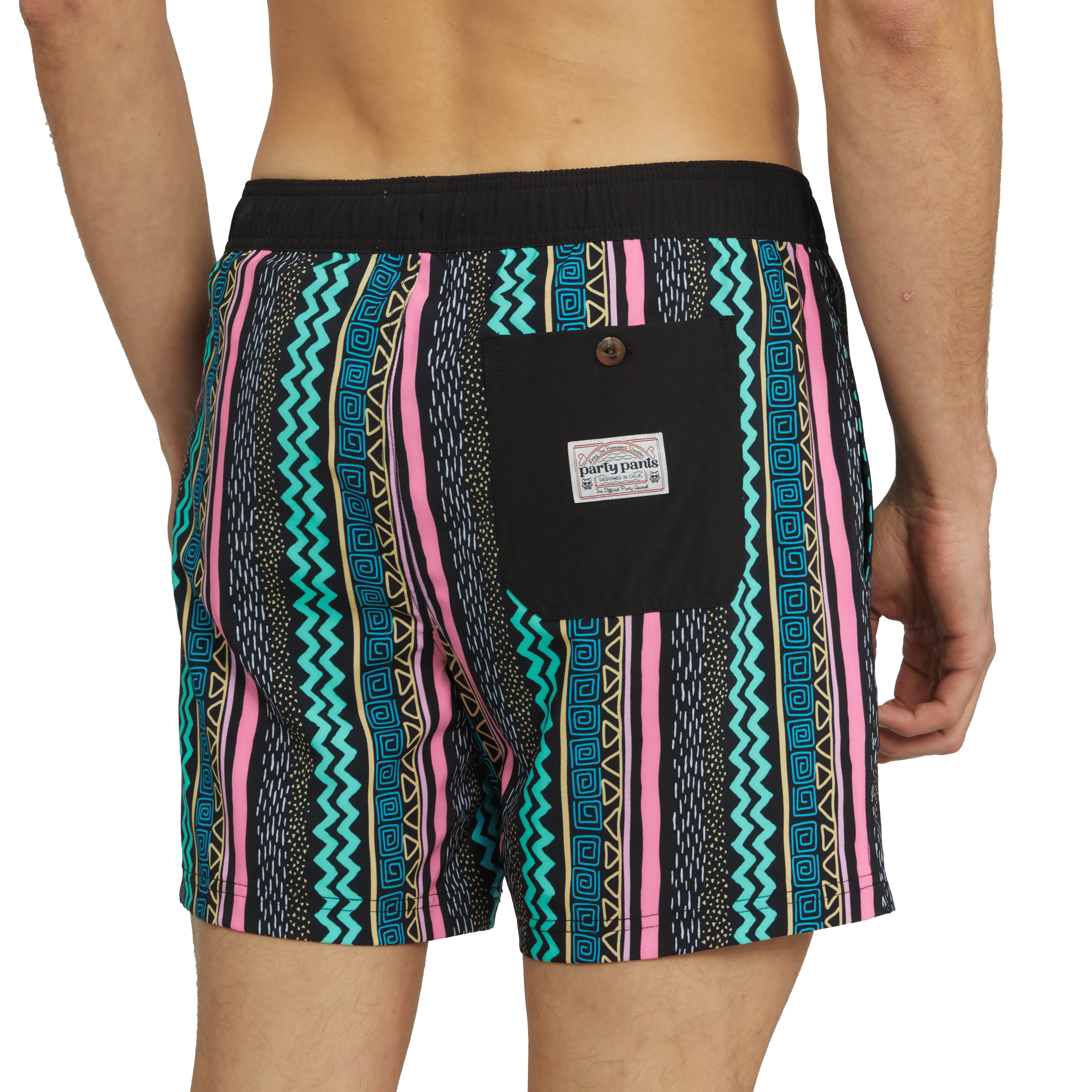 Vert Vibes Black Party Starter Shorts
