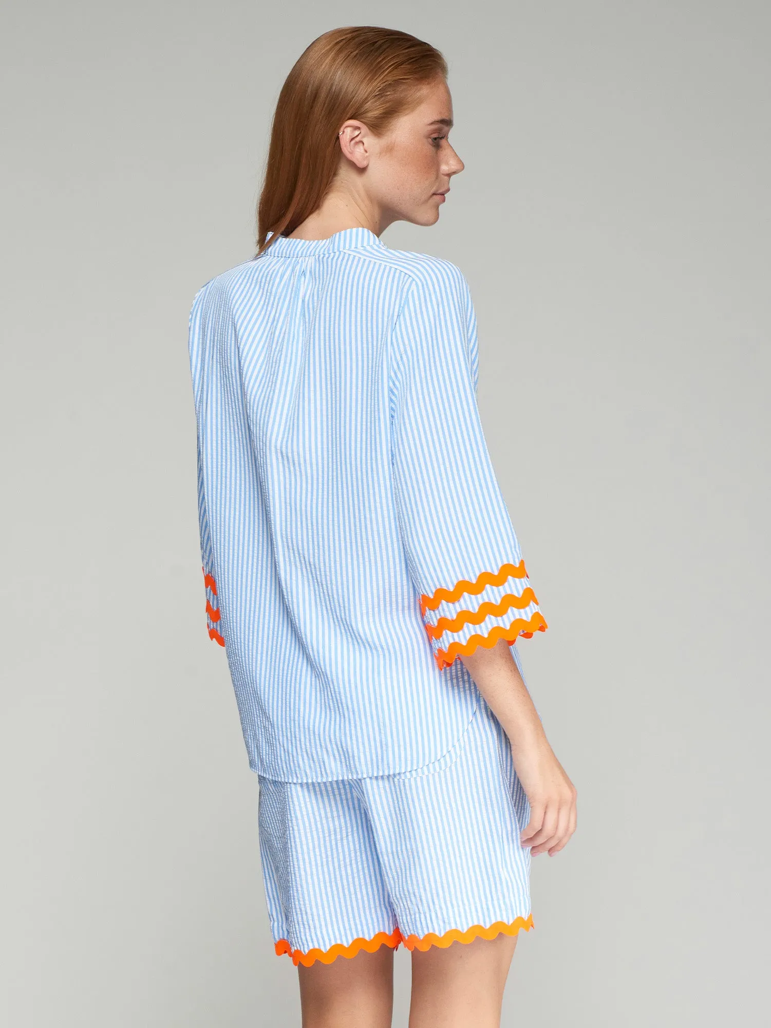 VILAGALLO SANDRA BLUE SHORTS 32169 125