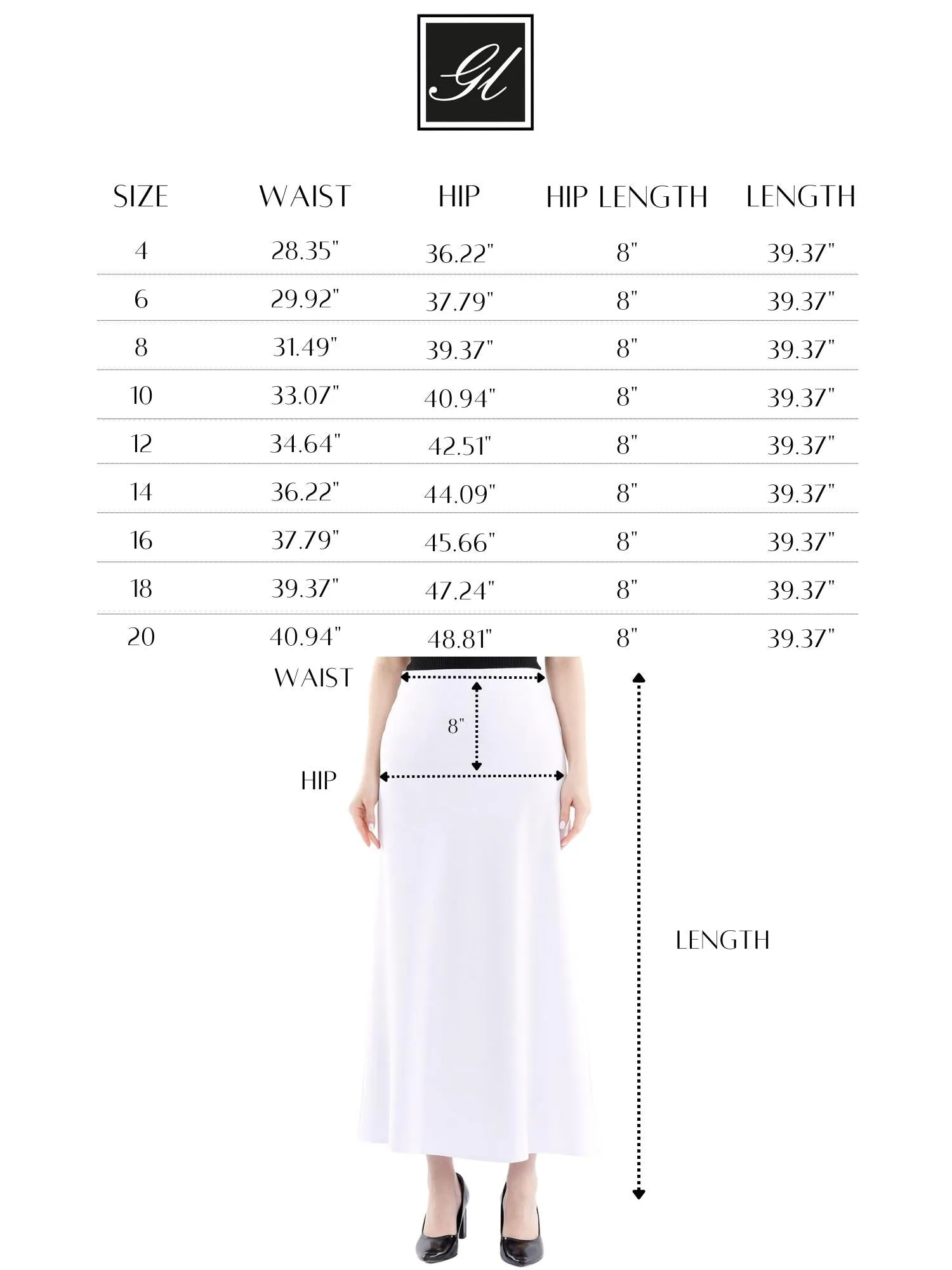 White A-Line Style Comfy Maxi Dress Skirt